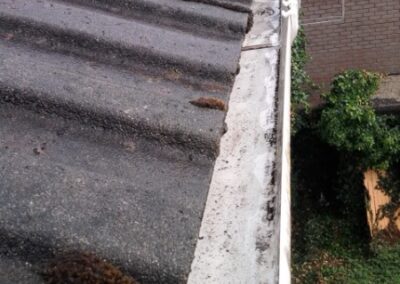 Pure Glass Window Cleaning - Gutter after clearing